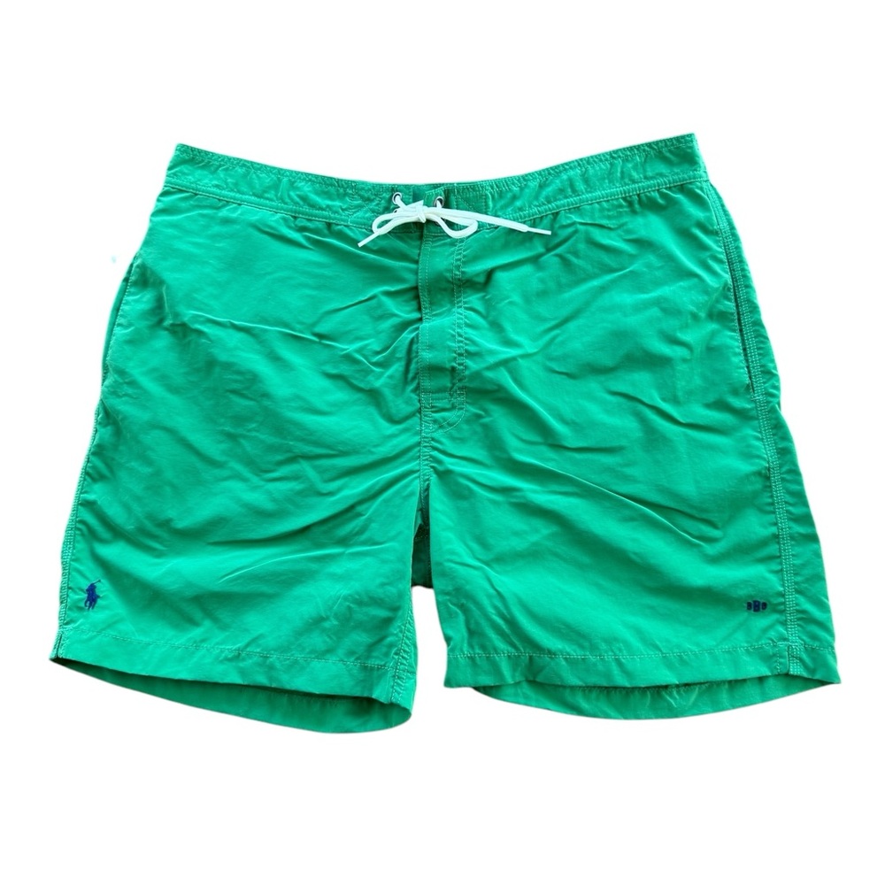 Polo Ralph Lauren Men's XL Green PERSONALIZED Swim Trunks